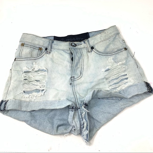One Teaspoon Pants - One teaspoon blue shorts size 26 DR